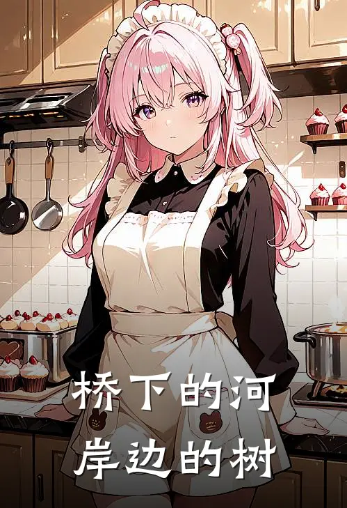 桥下的河，岸边的树