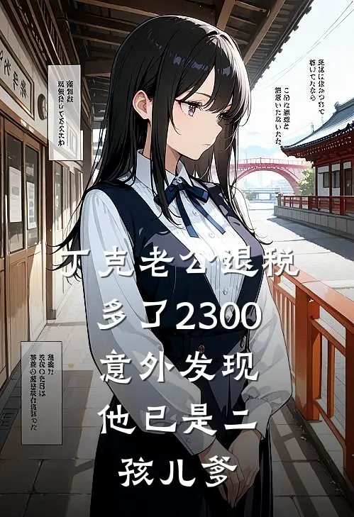 丁克老公退税多了2300，意外发现他已是二孩儿爹